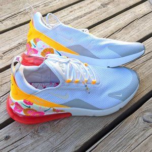 NIKE AIR MAX 270 SE - Orange Floral - Women's 12